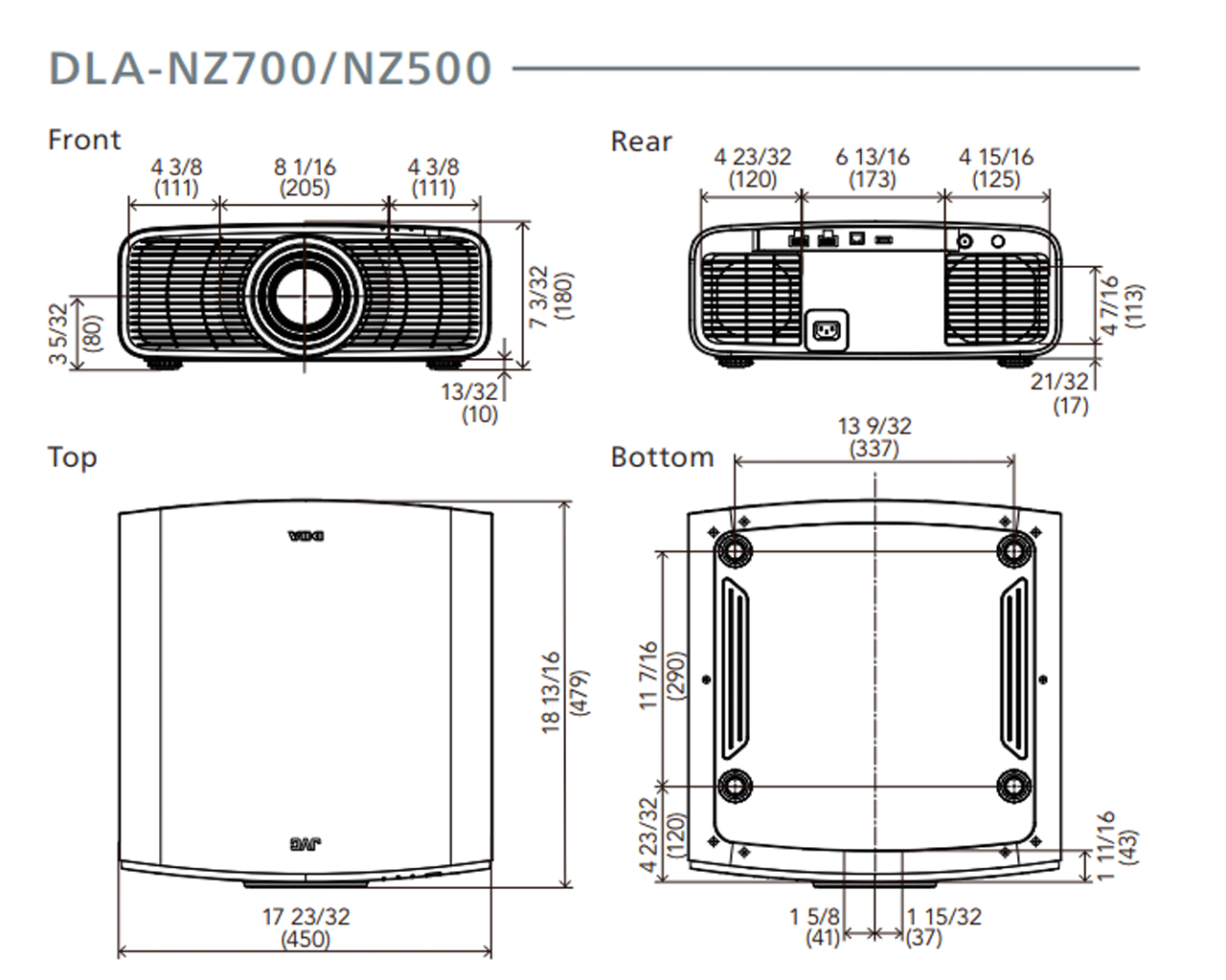 JVC DLA-NZ500 4K HDR Heimkino Laserprojektor mit nativer 4K Auflösung